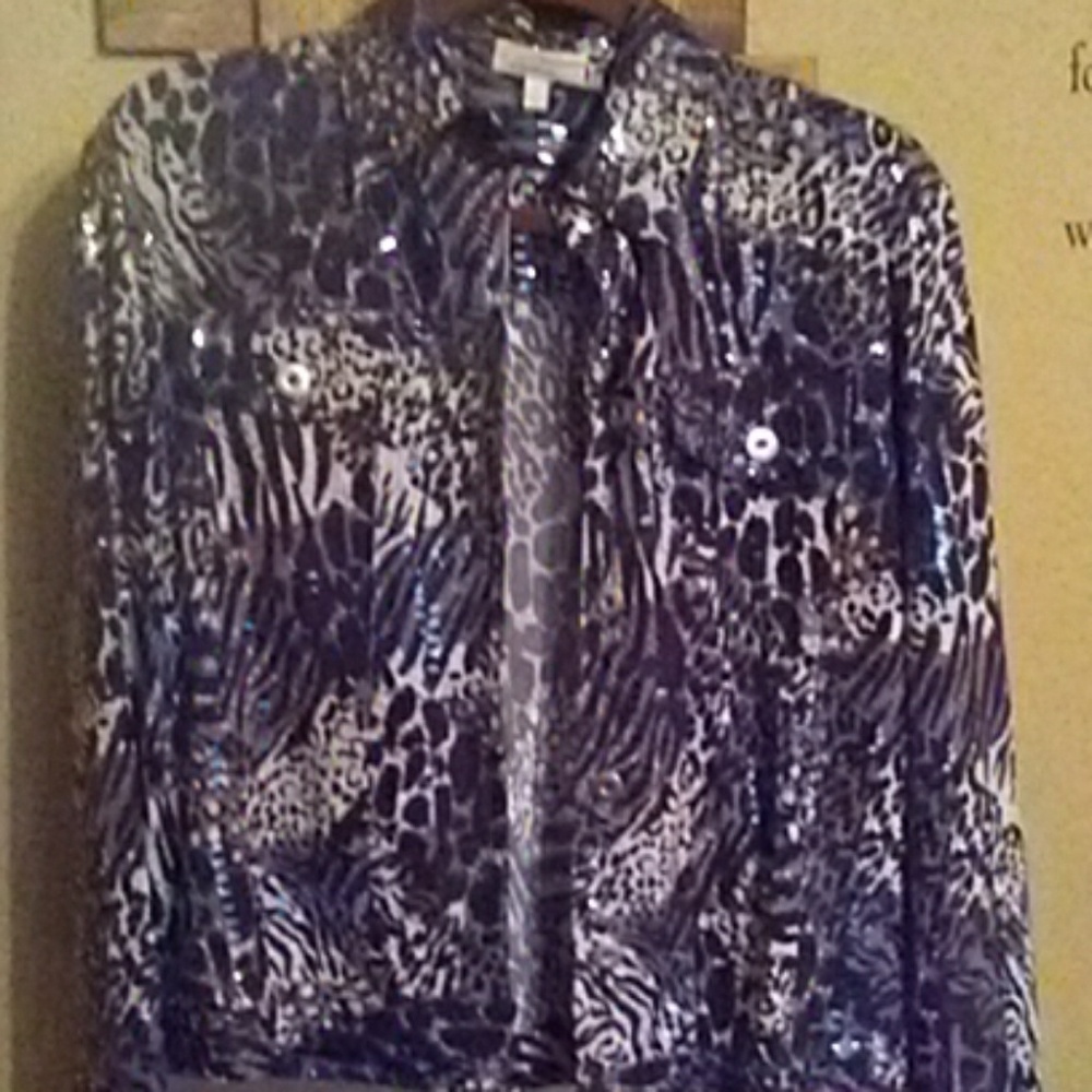 Animal print jacket